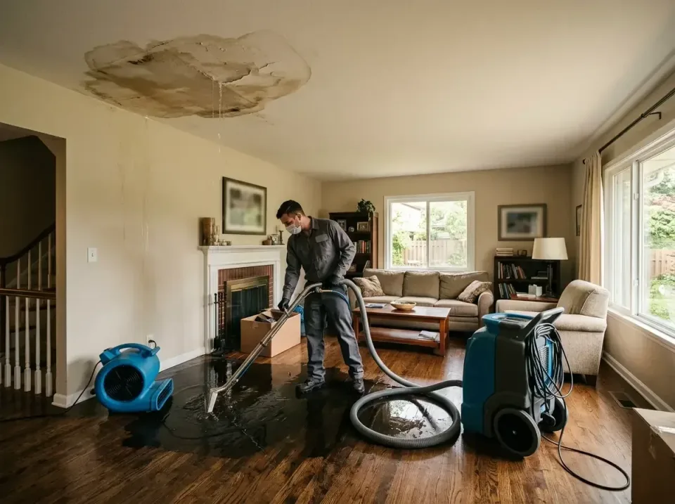 attic-pipe-burst-ceiling-drip-008 — frequently asked questions, Water Damage Restoration & Carpet Care in Lewisville, WA